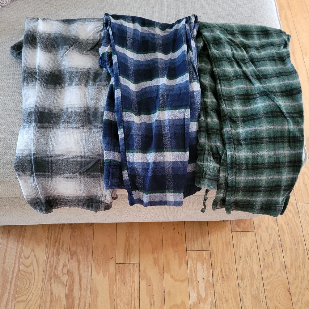 Hollister Plaid PJ Pants Lot
